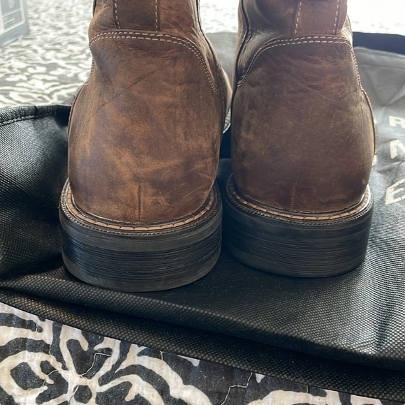 Men’s Size 13 Cole Hahn Mid Calf Brown Leather Boots - Picture 8 of 12